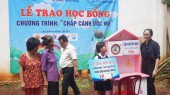 LỄ TRAO HỌC BỔNG CHƯƠNG TRÌNH CHẮP CÁNH ƯỚC MƠ