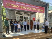 HỘI KHUYẾN HỌC XÃ THANH LƯƠNG TỔ CHỨC TRAO TẶNG NHÀ TÌNH THƯƠNG CHO GIA ĐÌNH HỌC SINH NGHÈO  KHÓ KHĂN VỀ NHÀ Ở XÃ THANH LƯƠNG