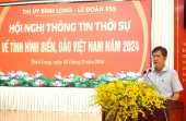 Bình Long thông tin tình hình biển đảo cho cán bộ chủ chốt và đoàn viên thanh niên