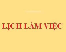 Lịch làm việc thị xã tuần 42.